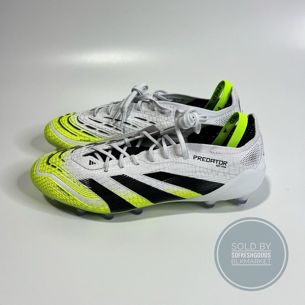 Predator Elite Fold-Over Tongue Artificial Grass Cleats JS0945 Size 6.5M 7.5W